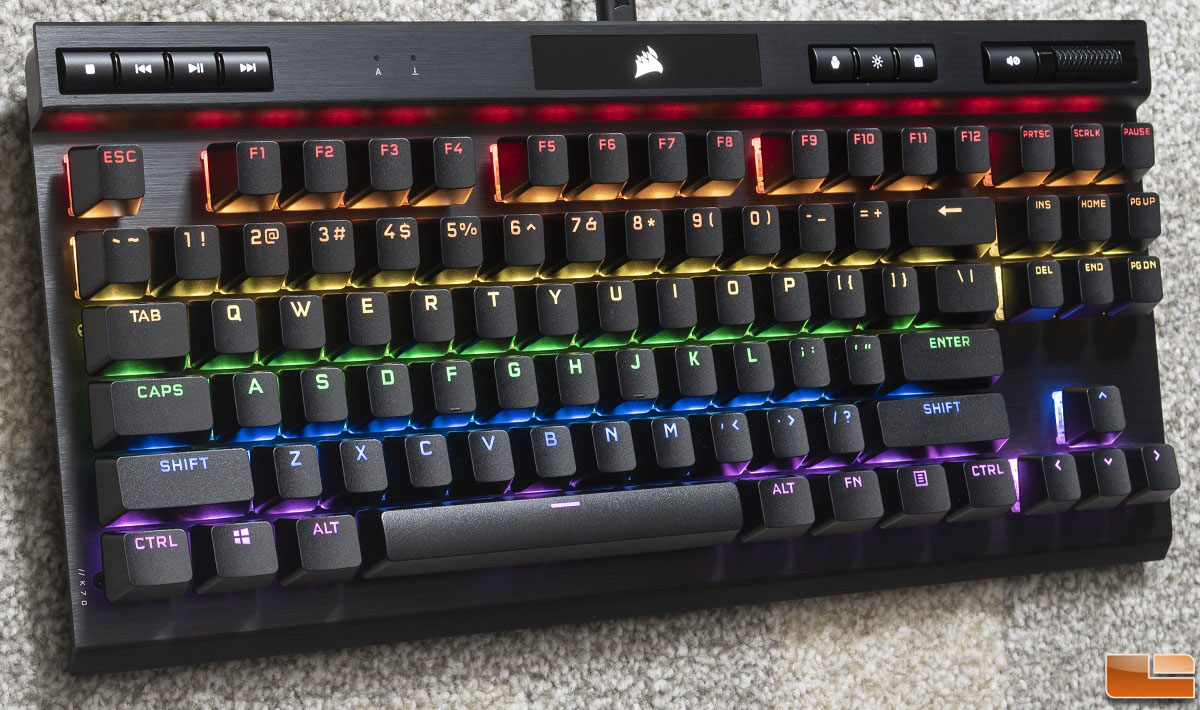 cement buket tvivl Corsair K70 RGB TKL Champion Series Keyboard Review - Legit Reviews