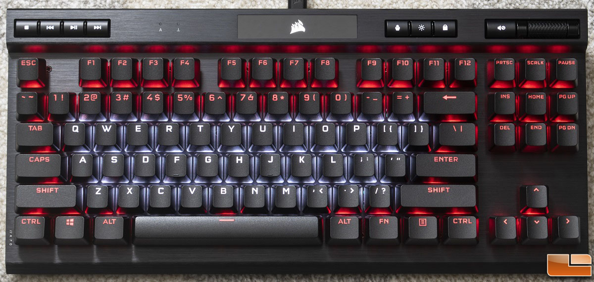 CORSAIR K70 RGB TKL CHAMPION SERIES CHERRY MX TECLADO