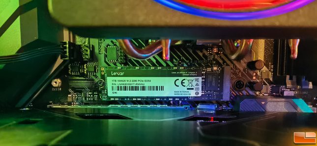 Lexar NM620 1TB SSD Installed