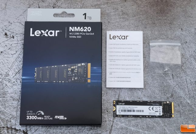 Lexar NM620 1TB NVMe SSD Accessories