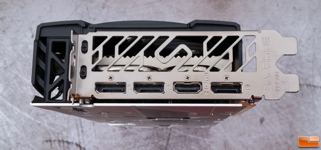Sapphire Radeon RX 6700 XT Nitro+ Display Outputs