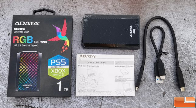 ADATA SE900G Portable NVMe SSD Accessories