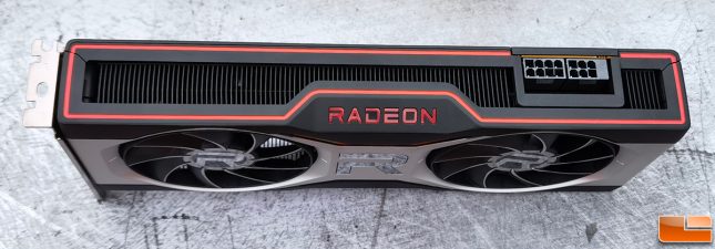 AMD Radeon RX 6700 XT Reference Card Top