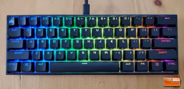 Corsair K65 RGB MIni Flyover