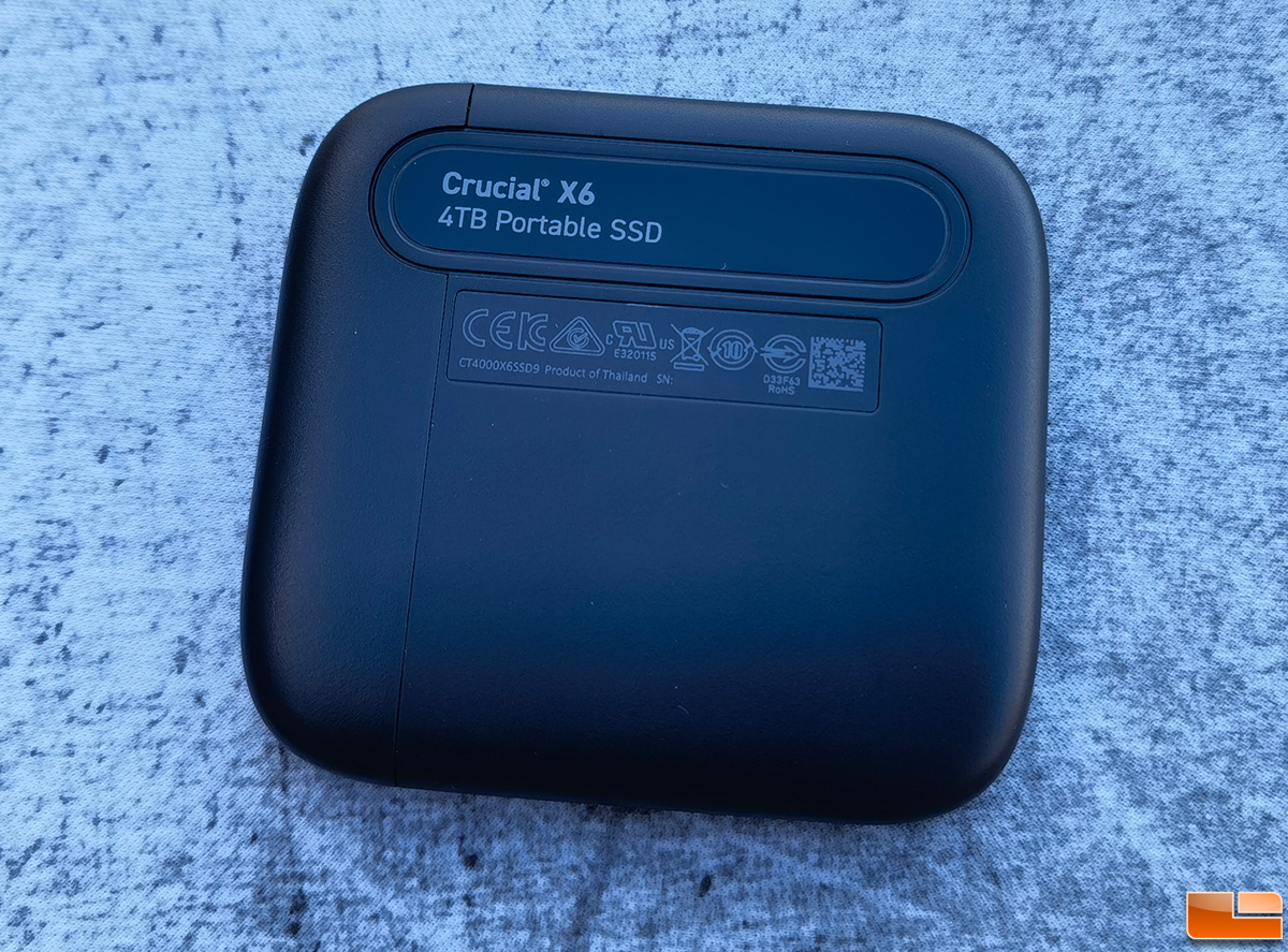 Crucial 4TB X6 Portable SSD CT4000X6SSD9 B&H Photo Video
