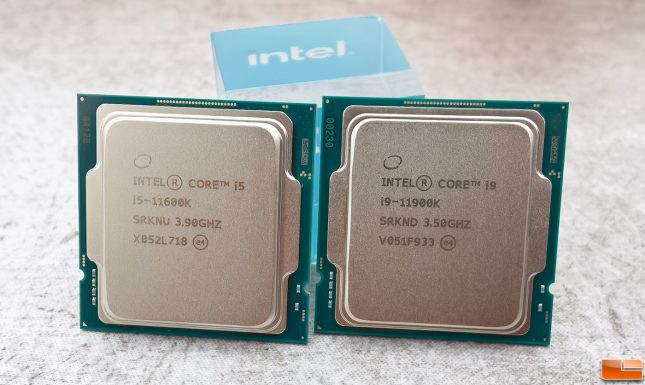 Intel Rocket Lake 11900K and 11600K Desktop Processors