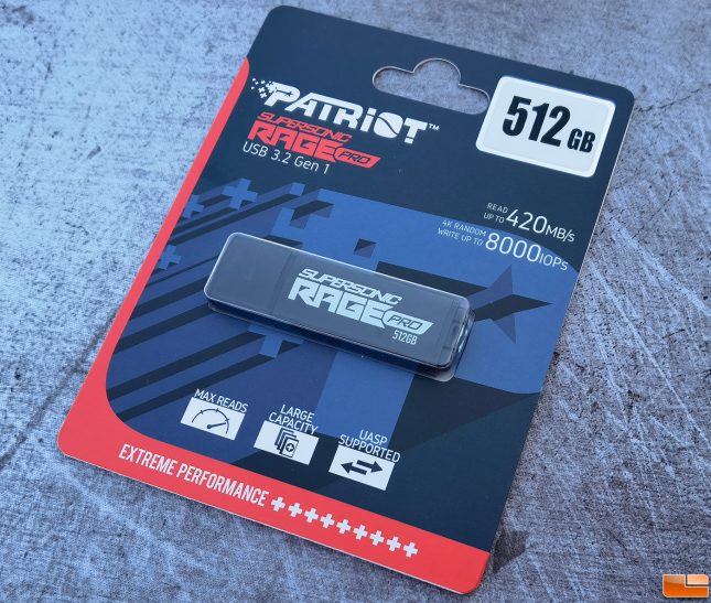 Patriot SuperSonic Rage Pro 512GB USB Flash Drive