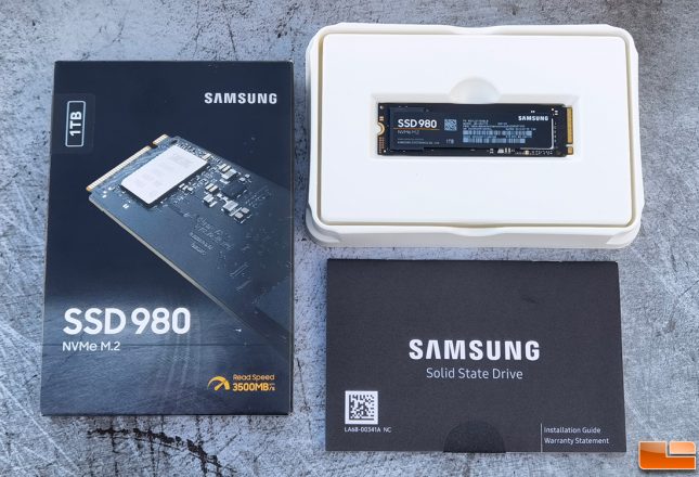 Samsung SSD 980 Pro 1TB PCIe Gen3 NVMe SSD