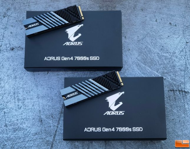 Gigabyte AORUS Gen4 7000s SSD 1TB and 2TB