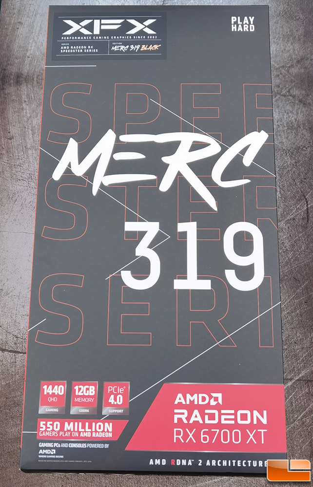XFX Speedster MERC319 AMD Radeon RX 6700 XT Retail Box