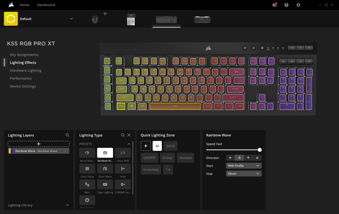 Corsair K55 RGB Pro XT Gaming Keyboard Review - Page 2 of - Legit