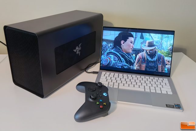 Razer Blade With Razer Core X Aluminum External GPU Enclosure 