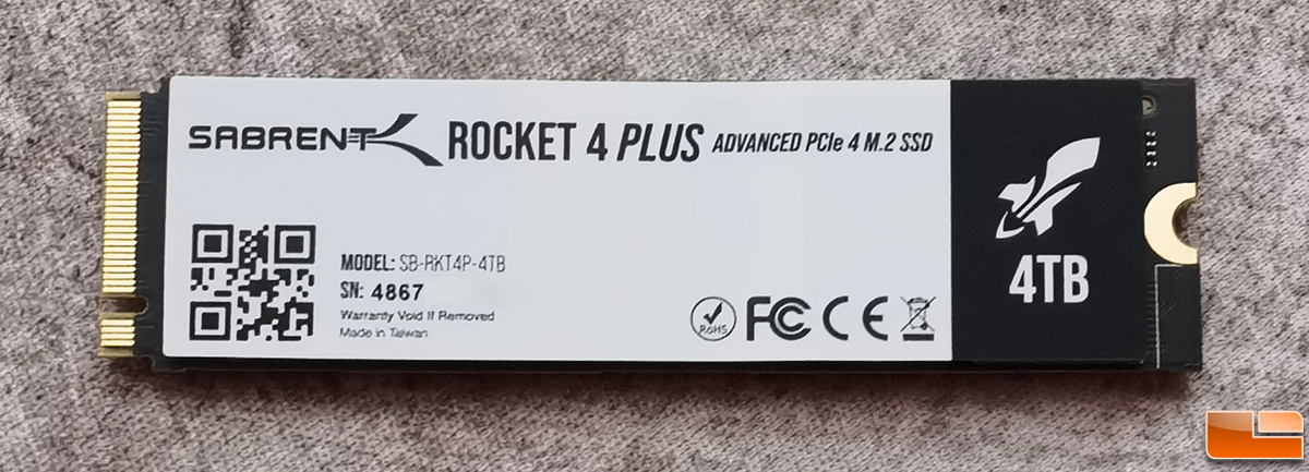 Sabrent Rocket 4 Plus 4TB NVMe SSD Review - Legit Reviews
