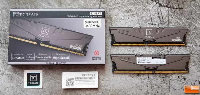 Team Group T-Create Expert DDR4 3600MHz Memory kit