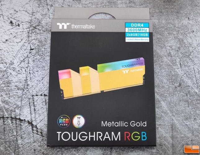 Thermaltake TOUGHRAM RGB Metallic Gold