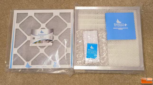 EnviroKlenz Air System Plus Filters and UV Light