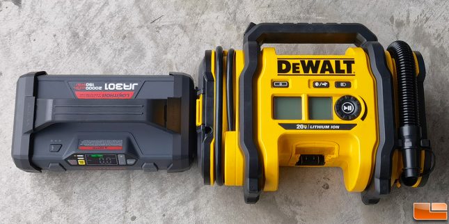 LOKITHOR JA301 with Dewalt 20V Inflator