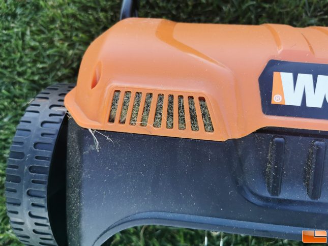 WORX WG850 Electric Dethatcher Vents